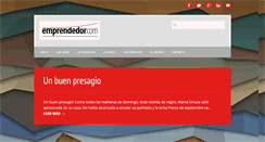 Desktop Screenshot of emprendedor.com