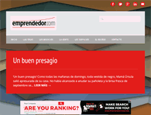 Tablet Screenshot of emprendedor.com